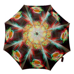 Eating Lunch 3d Hook Handle Umbrellas (medium) by snowwhitegirl
