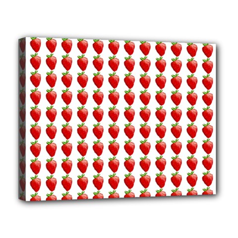 Strawberries Canvas 14  X 11  by snowwhitegirl