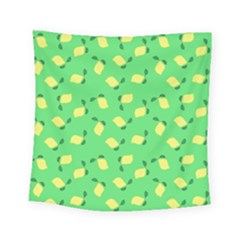 Lemons Green Square Tapestry (small) by snowwhitegirl