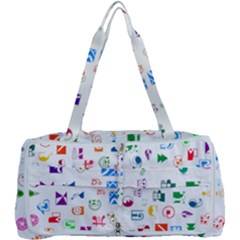 Colorful Abstract Symbols Multi Function Bag	 by FunnyCow