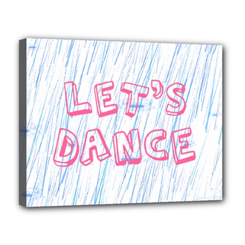 Let Us Dance Canvas 14  X 11  (stretched) by FunnyCow