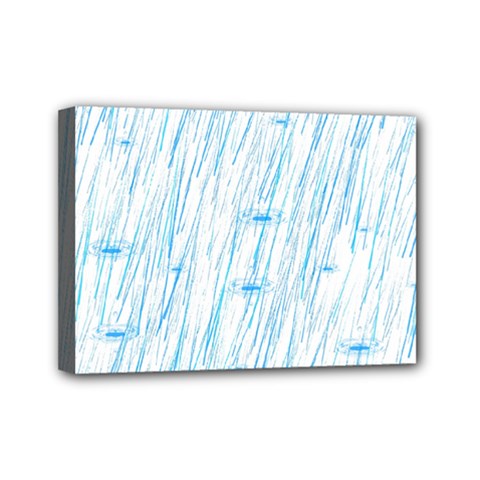 Let It Rain Mini Canvas 7  X 5  (stretched) by FunnyCow