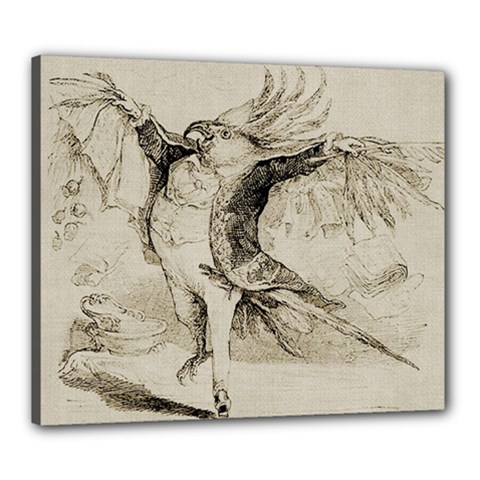 Bird 1515866 1280 Canvas 24  X 20  (stretched) by vintage2030