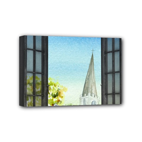 Town 1660455 1920 Mini Canvas 6  X 4  (stretched) by vintage2030