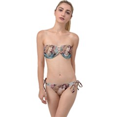 Lady Twist Bandeau Bikini Set by vintage2030