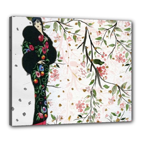 Background 1426655 1920 Canvas 24  X 20  (stretched) by vintage2030