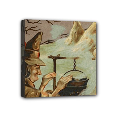 Witch 1461958 1920 Mini Canvas 4  X 4  (stretched) by vintage2030