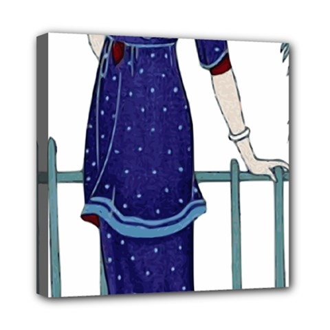 Lady 1318887 1920 Mini Canvas 8  X 8  (stretched) by vintage2030