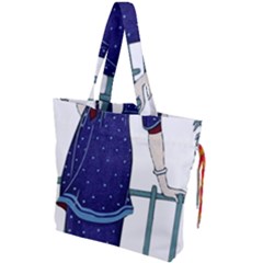 Lady 1318887 1920 Drawstring Tote Bag by vintage2030