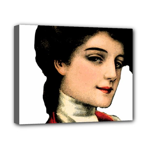 Lady 1032898 1920 Canvas 10  X 8  (stretched) by vintage2030
