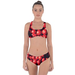 Pile Of Red Tomatoes Criss Cross Bikini Set by FunnyCow