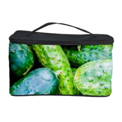 Pile Of Green Cucumbers Cosmetic Storage by FunnyCow