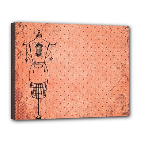 Body 1763255 1920 Canvas 14  X 11  (stretched) by vintage2030