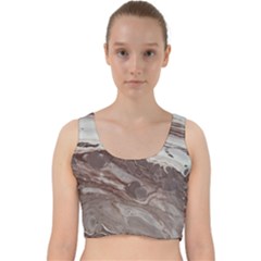 Mud Velvet Racer Back Crop Top by WILLBIRDWELL