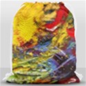 Yellow Chik 3 Drawstring Bag (Large) View1