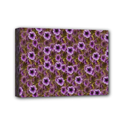 The Sky Is Not The Limit For A Floral Delight Mini Canvas 7  X 5  (stretched) by pepitasart