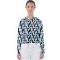 Linear Sequence Pattern Design Women s Slouchy Sweat View1