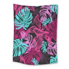 Leaves Drawing Reason Pattern Medium Tapestry by Sapixe