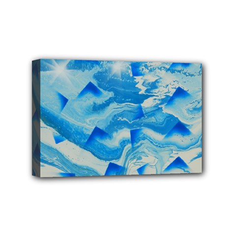 Space Fracture Mini Canvas 6  X 4  (stretched) by WILLBIRDWELL