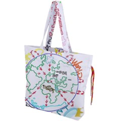 Atw Clr 2 Atw Pro Drawstring Tote Bag by RWTFSWIMWEAR