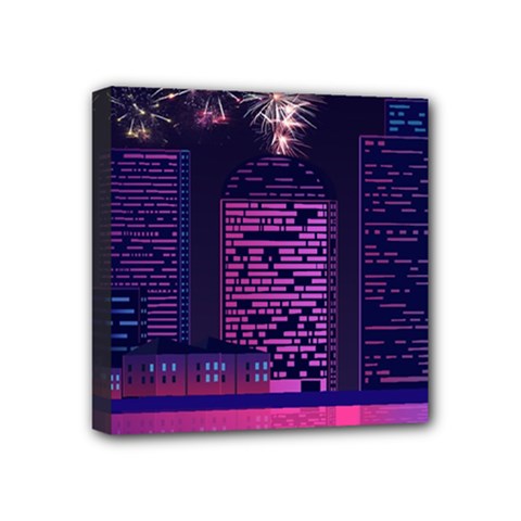 Architecture Home Skyscraper Mini Canvas 4  X 4  (stretched) by Nexatart