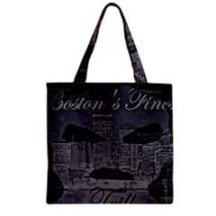 Trill Cover Final Zipper Grocery Tote Bag by BOSTONSFINESTTRILL
