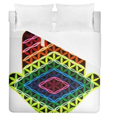 Hamsa Of God Duvet Cover (queen Size) by CruxMagic