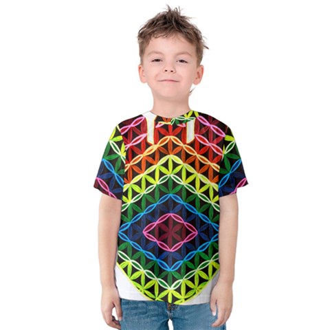 Hamsa Kids  Cotton Tee by CruxMagic