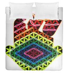 Hamsa Duvet Cover Double Side (queen Size) by CruxMagic