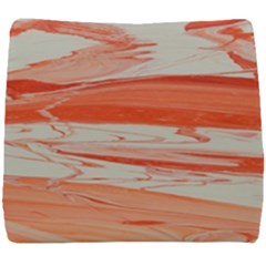 Orange Swirl Seat Cushion by WILLBIRDWELL