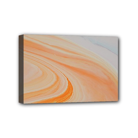 Orange And Blue 2 Mini Canvas 6  X 4  (stretched) by WILLBIRDWELL