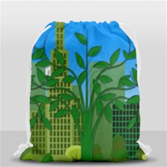 Environmental Protection Drawstring Bag (small) by Nexatart