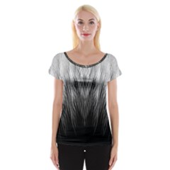 Feather Graphic Design Background Cap Sleeve Top by Nexatart