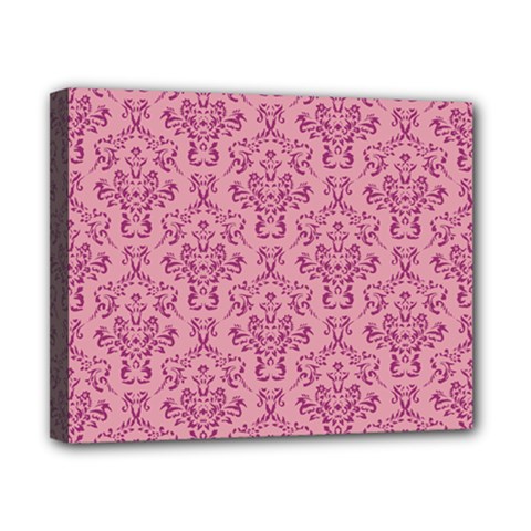 Victorian Pink Ornamental Canvas 10  X 8  (stretched) by snowwhitegirl