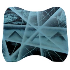 Pyramids Velour Head Support Cushion by WILLBIRDWELL