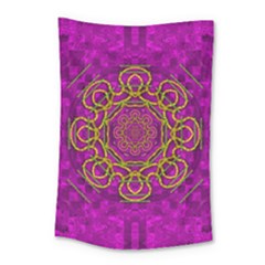 Star Of Freedom And Silent Night Small Tapestry by pepitasart