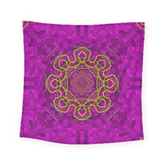 Star Of Freedom And Silent Night Square Tapestry (small) by pepitasart