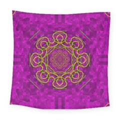 Star Of Freedom And Silent Night Square Tapestry (large) by pepitasart