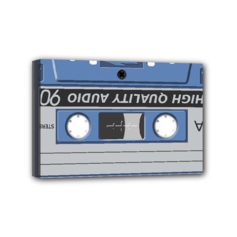 Cassette 40268 1280 Mini Canvas 6  X 4  (stretched) by vintage2030