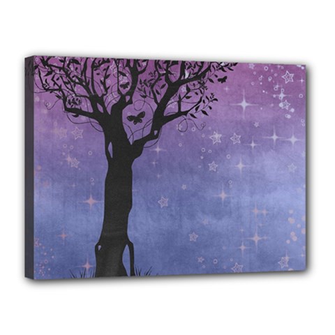 Silhouette 1131861 1920 Canvas 16  X 12  (stretched) by vintage2030