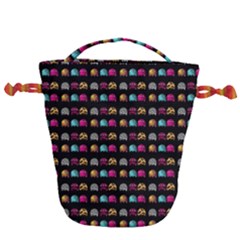 Eighties Bugs Drawstring Bucket Bag by snowwhitegirl