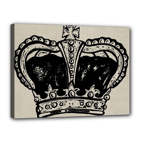 Crown 1515871 1280 Canvas 16  X 12  (stretched) by vintage2030