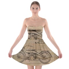 Motorcycle 1515873 1280 Strapless Bra Top Dress by vintage2030