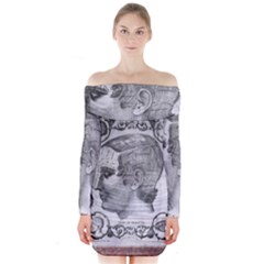 Vintage 1181664 1280 Long Sleeve Off Shoulder Dress by vintage2030
