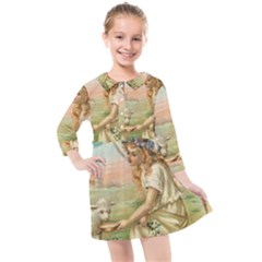 Easter 1225814 1280 Kids  Quarter Sleeve Shirt Dress by vintage2030