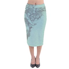 Background 1210548 1280 Velvet Midi Pencil Skirt by vintage2030