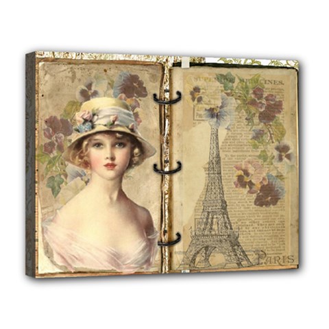 Paris 1122617 1920 Canvas 14  X 11  (stretched) by vintage2030