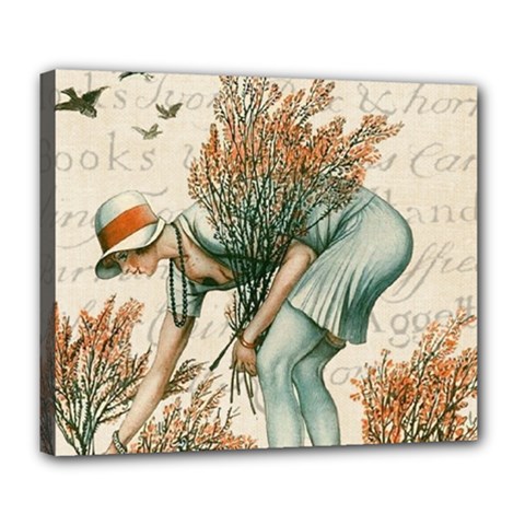 Flapper 1079515 1920 Deluxe Canvas 24  X 20  (stretched) by vintage2030