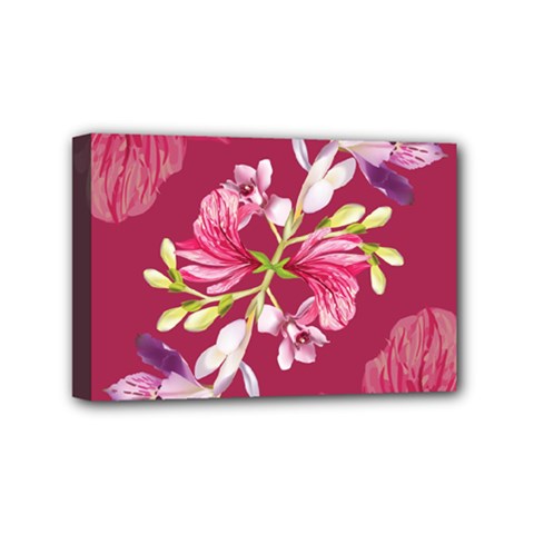 Motif Design Textile Design Mini Canvas 6  X 4  (stretched) by Simbadda