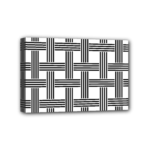 Seamless Stripe Pattern Lines Mini Canvas 6  X 4  (stretched) by Simbadda